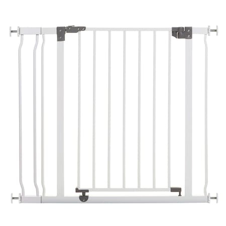 Dreambaby Liberty 29.5-36.5in Auto Close Metal Baby Safety Gate, White L776